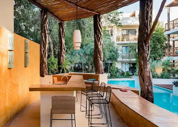 Apartment Stylish 2b With Direct Pool Access In Aldea Zama Tulum